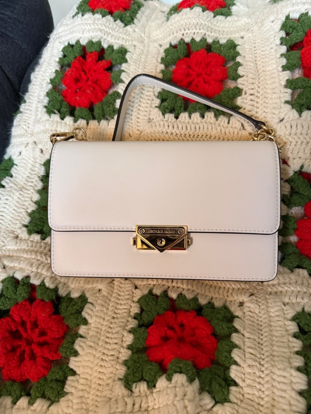 Michael Kors CECE medium shoulder, cross body, or clutch bag